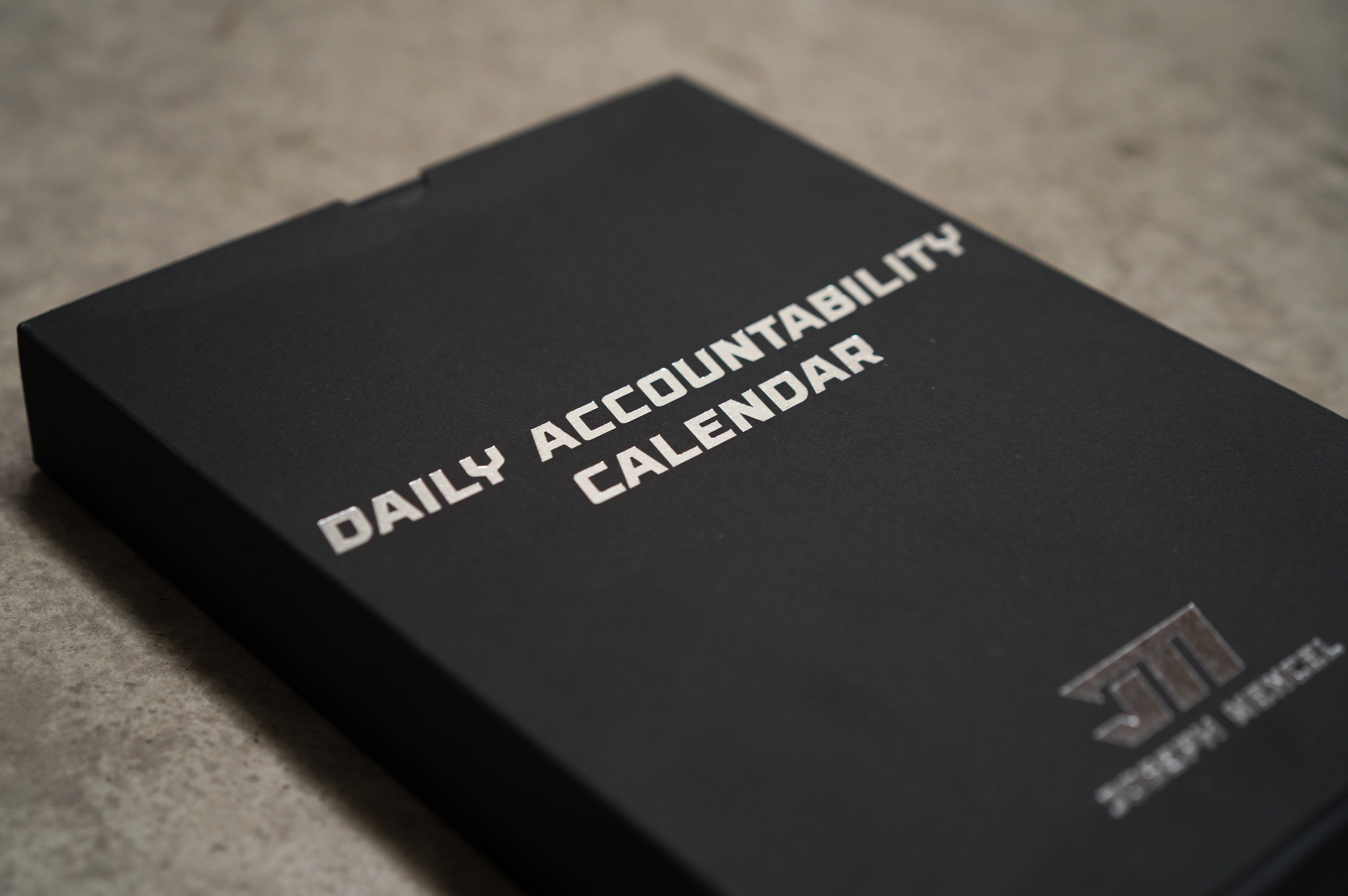 Daily Accountability Calendar – Joseph Mencel